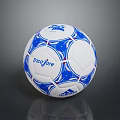 Adidas Neo Pro Soccer Ball With White And Blue Pattern Design