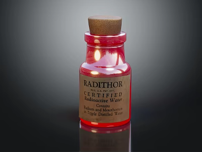 Radithor Certified High Grade Thorium Water Medical Device By Baird Chemical Laboratories 3d model