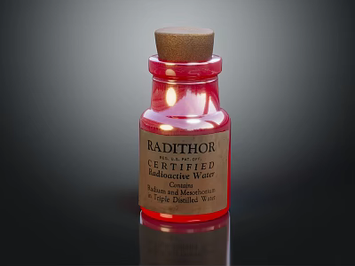 Radithor Certified High Grade Thorium Water Medical Device By Baird Chemical Laboratories 3d model