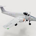 Pucara IA 58C Fighter Aircraft 3d model