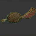 Roasted Bone In Chicken Leg With Crispy Skin And Juicy Meat