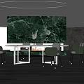 Modern Restaurant 3d model