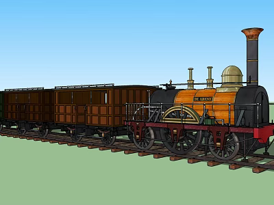 Modern Train 3d model Modern Train 3d model