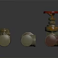 Industrial Plumbing Pipe Fittings Including Valve Elbow Tee And Flange Components