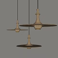 Wind chandelier 3d model