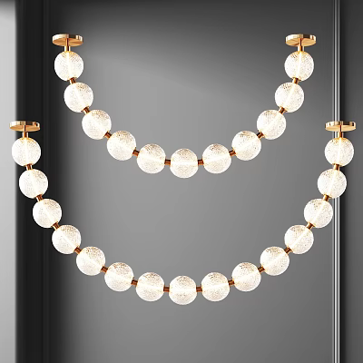 Light Luxury Chandelier 3d model Light Luxury Chandelier 3d model