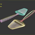Stainless Steel Kitchen Tool Set With Ergonomic Handles And Functional Blades