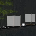 Modern table lamp 3d model