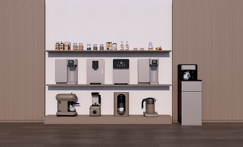 Water dispenser coffee machine water purifier direct drinking tea bar machine pipeline machine 3d model