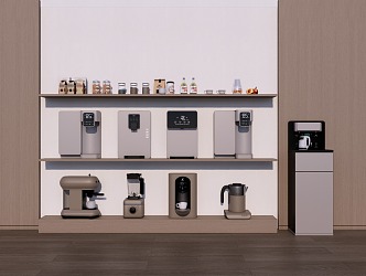 Water dispenser coffee machine water purifier direct drinking tea bar machine pipeline machine 3d model