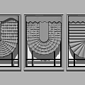 Various Roman Blinds Styles Featuring Decorative Top Edges And Pleated Designs For Windows