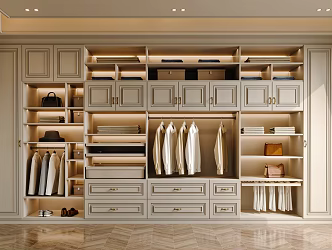 French Cloakroom French Wardrobe American Wardrobe American Cloakroom 3d model