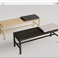 Modern bench 3d model