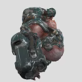 Monster Alien Cyber Giant Monster Game Characters Mutant Game Characters 3d model
