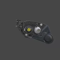 Detailed Automotive Headlight Assembly With Bulb Reflector Housing And Wiring Components