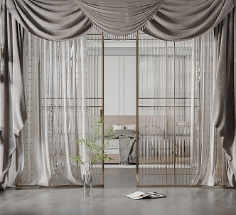 Jane's Curtain 3d model