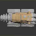 Church Mural PBR Model Game Model Game Item CG Model 3d model