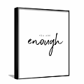 Just Be You Artistic Wall Decor With Stylish Typography Design
