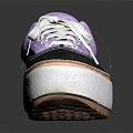 Cloth Shoes Flat Shoes Canvas Shoes Old Cloth Shoes 3d model