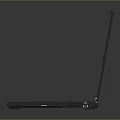 Modern Black Laptop With Sleek Design Classic Keyboard And Clear Screen 3d model