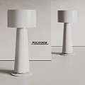 poliform floor lamp Simple floor lamp White floor lamp 3d model