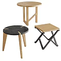 Stylish Side Tables With Different Designs Wooden Legs Cross Legs And Black Top