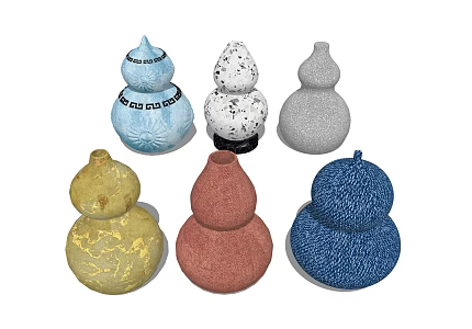 Gourd decoration 3d model