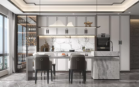 New Chinese Restaurant 3d model