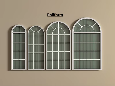 French Window French Window American Window Curved Window Flat Window Floor-to-ceiling Window 3d model