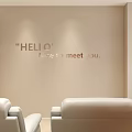Elegant Hair And Beauty Salon Interior With Comfortable Chairs Mirrored Walls And Floral Decor