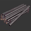 High Quality Wooden Stone Planks Stacked With Natural Texture For Construction Materials