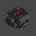 LV10 engine 3d model