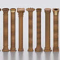 Roman Column Stone Carved Column Stone Column Garden Stone Column Marble Column Classical Column 3d model