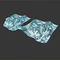 Two Silver Textured Square Foil Pads With Metallic Shiny Wrinkled Surface