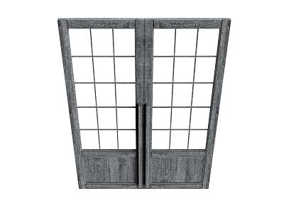 Double door partition door model