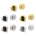 Stylish Modern Door Handles With Various Metallic Colors And Round Designs