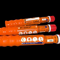 Orange And Red Manual Sealant Applicator Guns With Plastic Handles For Home Use