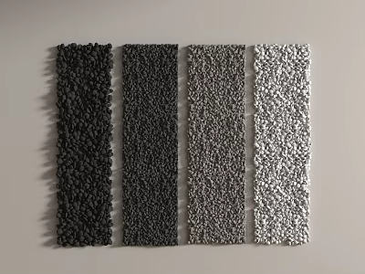 modern stone pebble stone 3d model