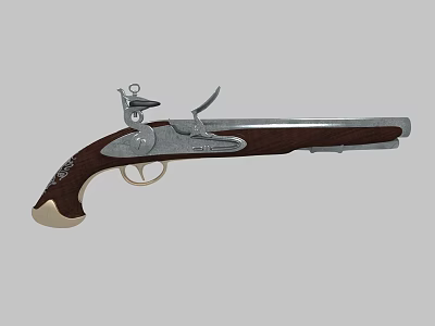 vintage pistol vintage pistol 3d model