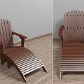 Foldable Lounge Chair Featuring Red Striped Green Canvas And Metal Frame For Outdoor Use