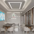 Modern Congming Dental Clinic Waiting Area With Tables Chairs And Wall Posters
