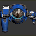 Modern Robot Mech Warrior Mech Soldier Machine Battlearm Mechanical Battlearm 3d model