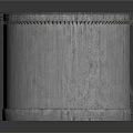 Gray Cylindrical Industrial Metal Container With Rimmed Edge And Side Ladder Structure