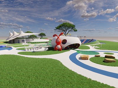 Children's Amusement Park model