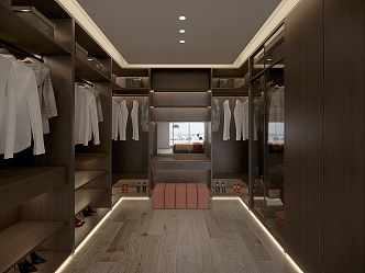 Modern Cloakroom 3d model