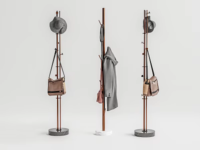 Modern Hangers Coat Rack Hangers 3d model