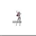 AI Chan Game Movie Character With Brown Hair Rabbit Ear Headband And Dancing Pose