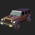 Brown Storm Four Door Off Road SUV With Rugged Tires And Adventure Design