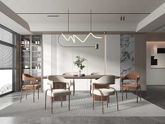 Modern Restaurant 3d model