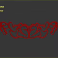 Silver Crown With Intricate Heart Shaped Openwork Metallic Fashion Design